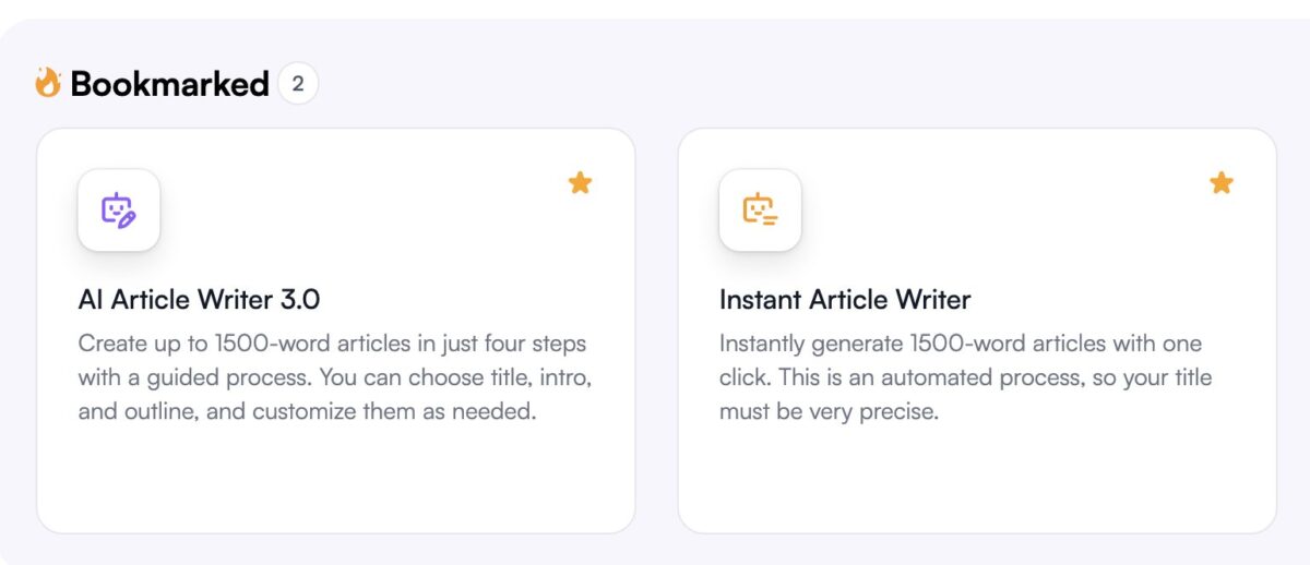 ai writer 3,0 and instant article writer