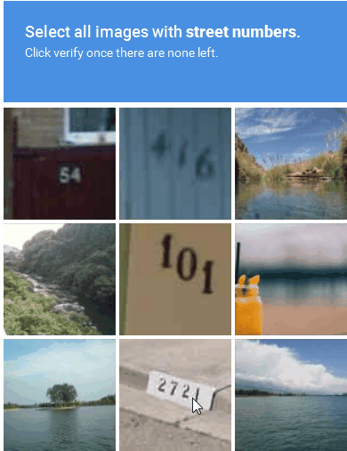 Image-based CAPTCHAs challenge users by showing a distorted image of a word or sequence of characters.